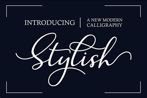 Stylish Font by WDfont Creative · Creative Fabrica