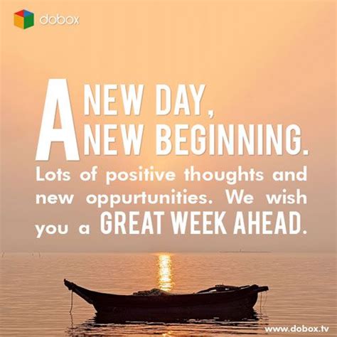 A new day, a new beginning. Lots of positive thoughts & new opportunities awaits. We wish you a ...