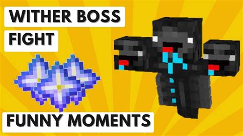 Wither Boss Fight Funny Moments Minecraft - YouTube