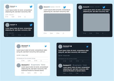 Twitter Post Template - Free Vectors & PSDs to Download