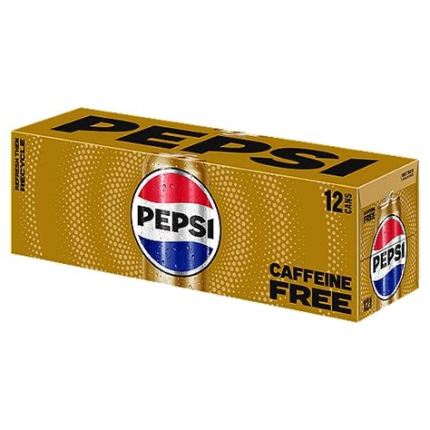 Pepsi Caffeine Free Soda, 12 fl oz, 12 count