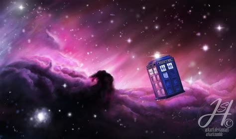 Tardis in Space by Arkarti on DeviantArt