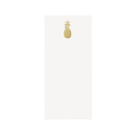 Gold Foil Pineapple Buck Notepad | Berings