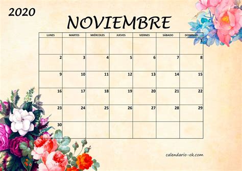 Pin en CALENDARIOS BONITOS CON FLORES