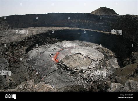 Volcano Erta Ale in Ethiopia Stock Photo - Alamy