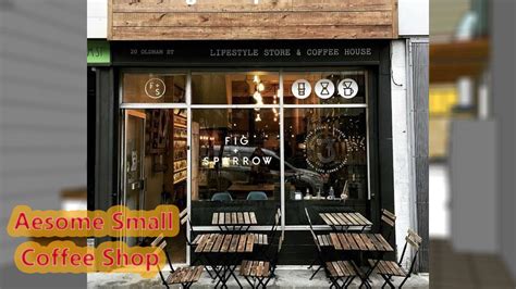 40+ Unique Small Cafe & Coffee Shop Design Ideas, Simple Small Coffee Design Concept #17 - YouTube