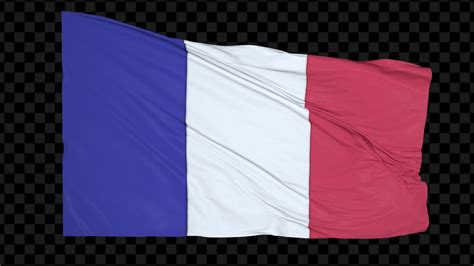 French flag waving 24695930 Stock Video at Vecteezy