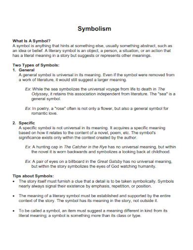 Symbolism - 89+ Examples, Format, How to Attach, PDF