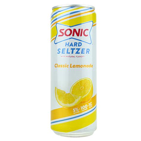 Sonic Classic Lemonade Hard Seltzer – CraftShack - Buy craft beer online.