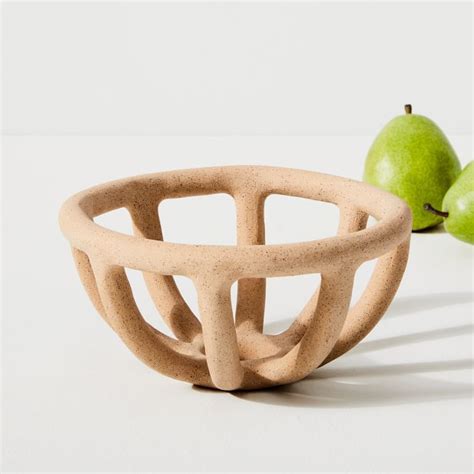 SIN Small Fruit Bowl | West Elm in 2020 | Bowl, Ceramics, Traditional ceramics