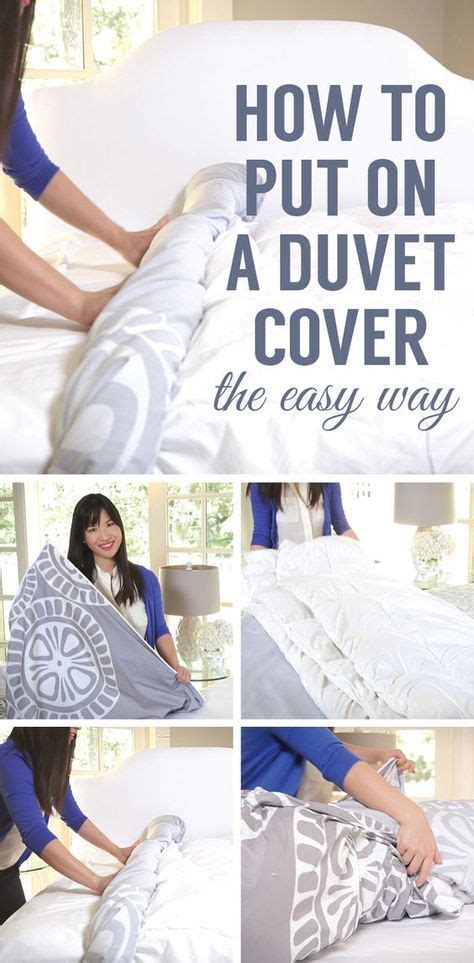 Watch and see the easiest way to put on a duvet cover! | Duvet covers, Duvet, Home