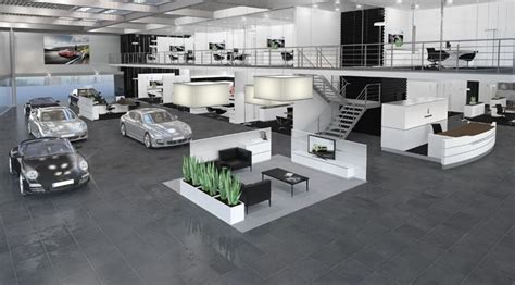 Porsche showroom by The Store Designers 06 | Car showroom interior, Showroom interior design ...