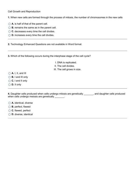 The Amoeba Sisters The Cell Cycle And Cancer Video Worksheet — db-excel.com