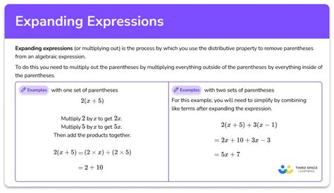 Expanding Expressions - Steps, Examples & Questions