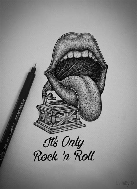 It's only Rock 'n Roll on Behance | Music tattoo sleeves, Rock n roll tattoo, Rock and roll tattoo