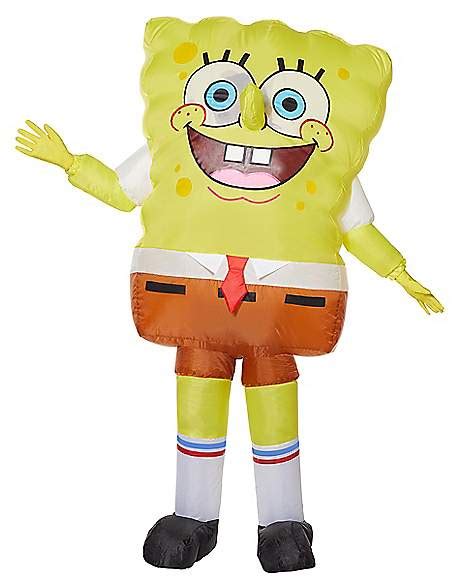 Kids SpongeBob SquarePants Inflatable Costume - Nickelodeon - Spencer's