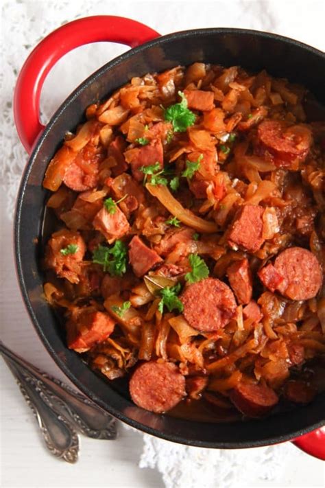 Sauerkraut Stew – Polish Bigos Recipe