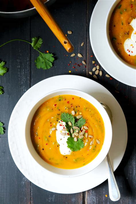 Spiced Carrot and Coriander Soup - The Last Food Blog