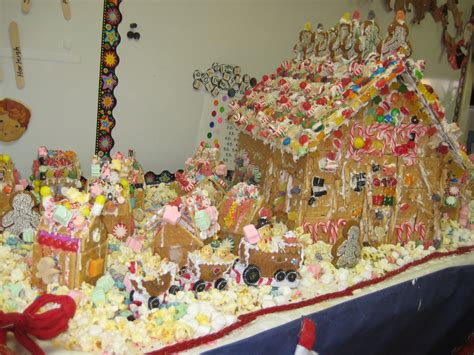 Mrs. Abraham's Class: Display of Our Gingerbread Village/ Christmas 2010