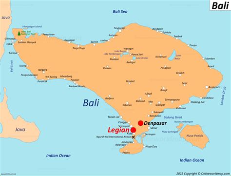 Legian Map | Bali, Indonesia | Detailed Maps of Legian