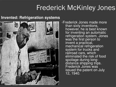 PPT - Frederick McKinley Jones PowerPoint Presentation, free download - ID:2056557