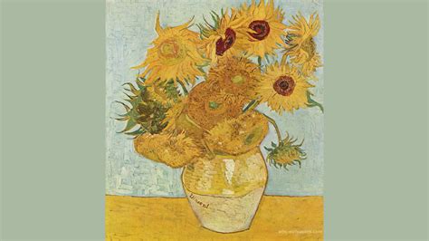 Van Gogh Sunflowers Wallpaper