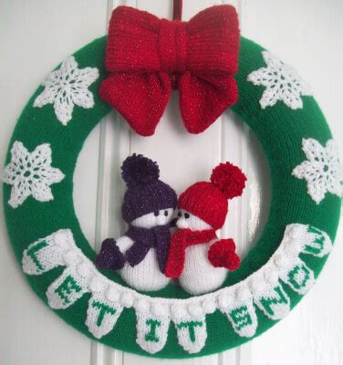 15 Christmas Wreath Knitting Patterns - Knitting News