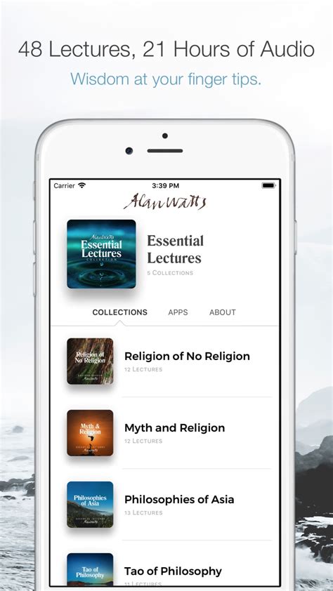 Alan Watts Essential Lectures for iPhone - Download