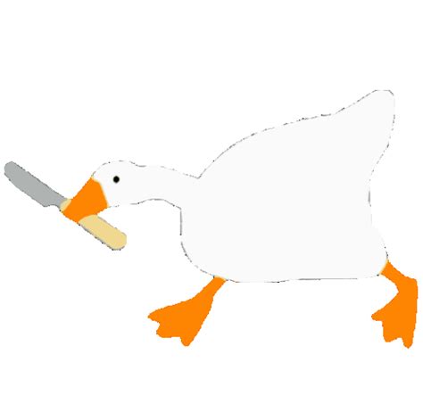 Goose Knife Untitled Goose Game GIF | GIFDB.com