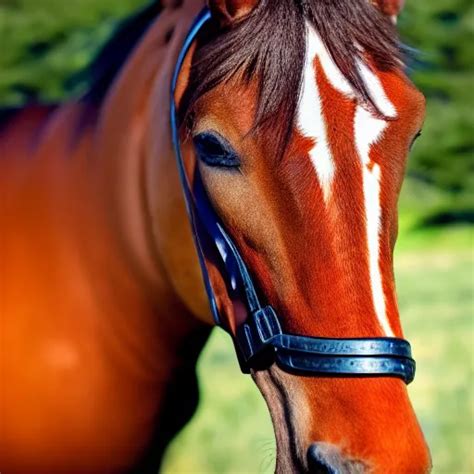 close up photograph of horse with a shotgun snout, | Stable Diffusion | OpenArt