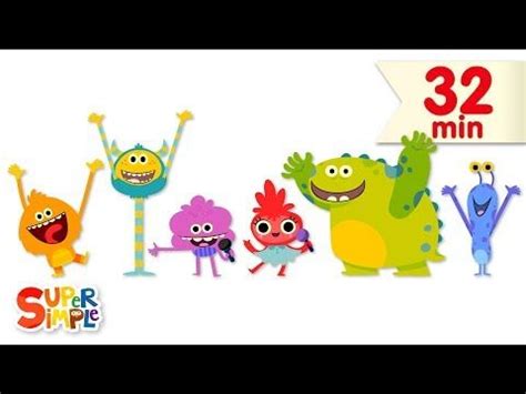 Super Simple Songs featuring the Super Simple Monsters! - YouTube | Super simple songs, Kids ...