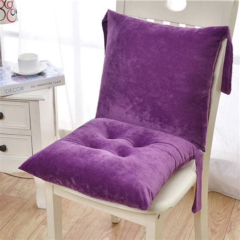 Chair Cushions Backrest Seat Pads Thick Soft Warm Winter Garden Patio Mat | eBay