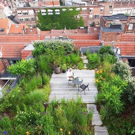 34 Nice Rooftop Terrace Design Ideas | Rooftop garden, Rooftop terrace ...