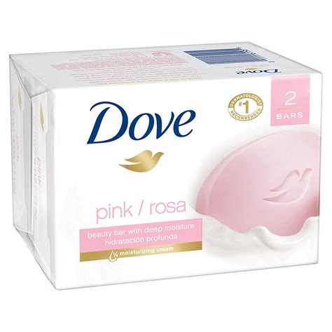 Dove Beauty Bar, Pink 4 oz, 2 Bar - Walmart.com