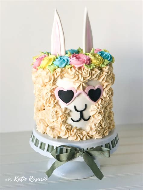 Llama Cake Tutorial That’s Fun & Festive - XO, Katie Rosario