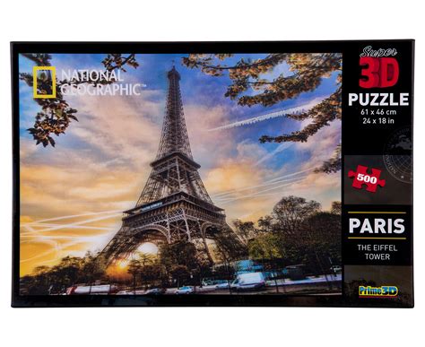 National Geographic 3D Jigsaw Puzzle - Paris | Scoopon Shopping