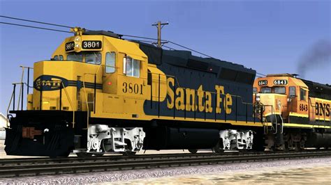 EMD GP40X ATSF locomotive Add-On