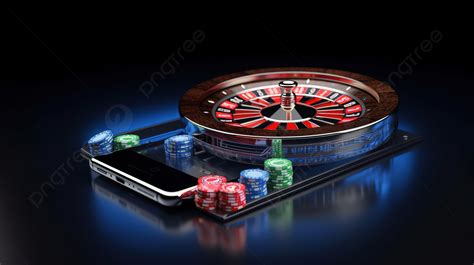 Mobile Phone Screen Displaying A 3d Slot Machine With Roulette Poker ...