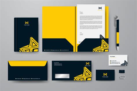 Stationery Design Template Graphic by Graphic Burner · Creative Fabrica