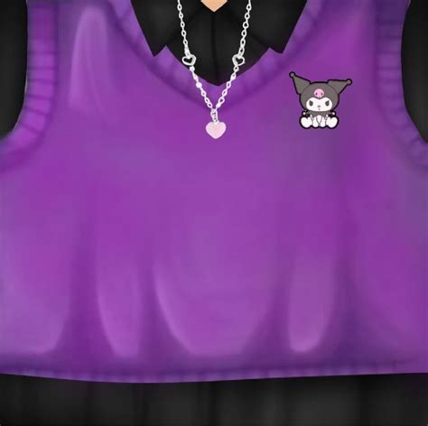 Roblox t shirt purple sanrio ♡ | Фиолетовая одежда, Розовые майки, Футболки для девочек