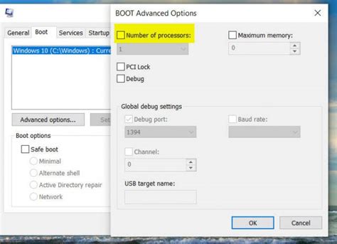 How to enable all processor cores in Windows 10