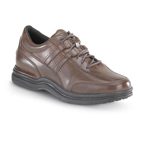 Men's Rockport® Works Slip - resistant Walking Shoes - 199174, Casual Shoes at Sportsman's Guide