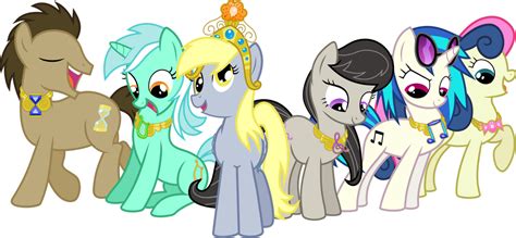 The Background Mane 6 Elements of Harmony by jaybugjimmies on DeviantArt