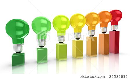 Energy efficiency light bulbs - Stock Illustration [23583653] - PIXTA