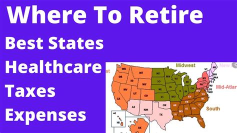 Where to Retire Best States For Retirement - YouTube