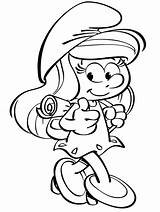 Adorable Smurfette coloring Page  Download Print Or Color Online For Free sketch template