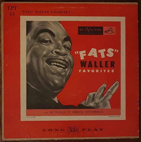 Fats Waller – "Fats" Waller Favorites (1951, Vinyl) - Discogs