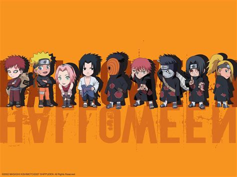 Naruto Characters Chibi Wallpaper