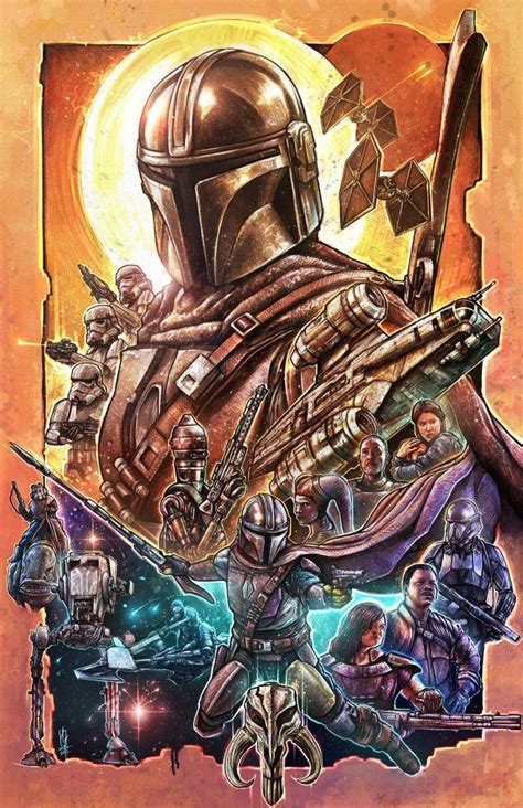 The Mandalorian | Star wars images, Star wars background, Star wars art