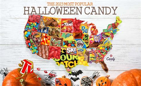 Candystore.com Maps 2023 Most Popular Halloween Candy - Where The Food ...